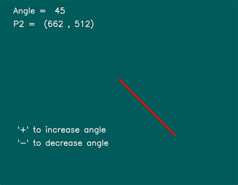 Well go over the cv2. . Opencv draw line with angle